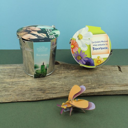 Kit plantation pot zinc Ø13 cm - 1