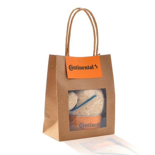 Tête en herbe sac kraft
