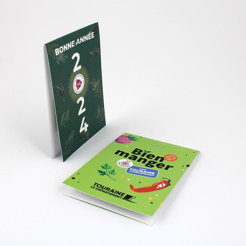 Sachet graines transparent avec grand cavalier - 3