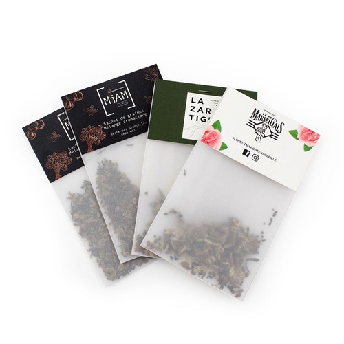 Sachet graines calque avec cavalier - 2