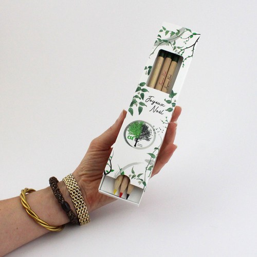 Coffret 3 crayons à graines couleur - 2