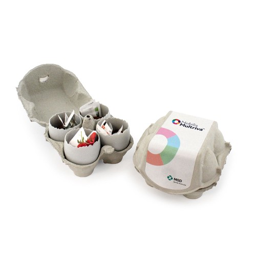 Boîte de 4 oeufs