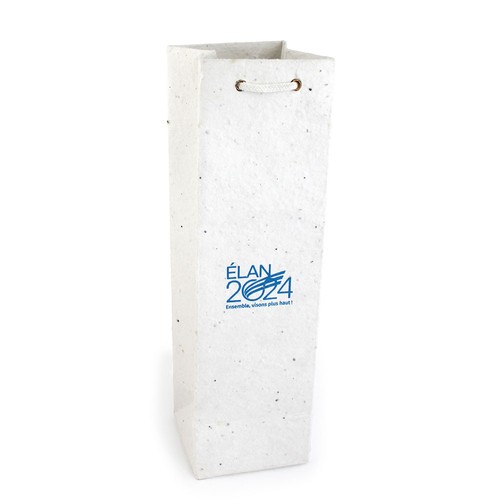 Sac papier graines bouteille