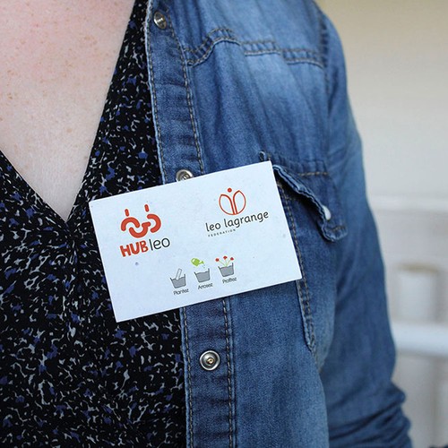 Badge papier graines - 2