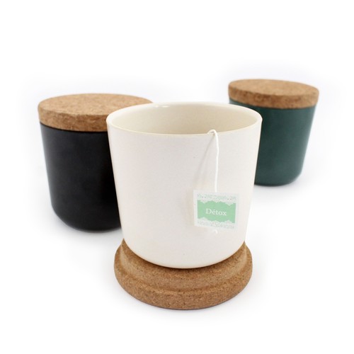 Mug bambou liège collection thés ou tisanes - 4