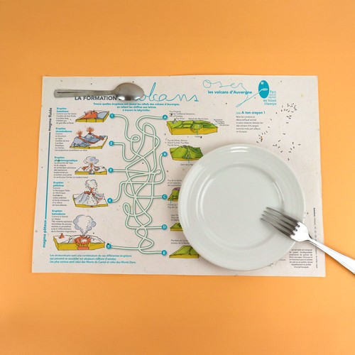 Set de table papier graines A3 120g recto - 1