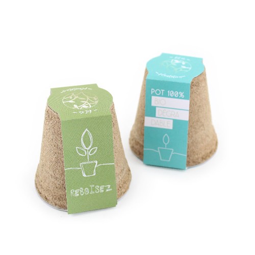 Kit plantation arbre pot fibre de bois