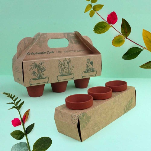 Présentoir 3 pots