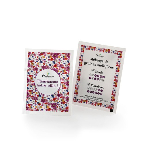 Sachet graines quadri 60x80mm - 1