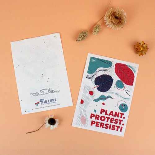 Papier graines A6 recto/verso 200g - 1