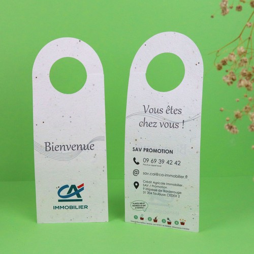 Accroche papier graines - 2