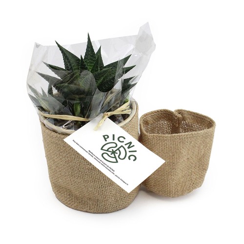 Pot toile de jute