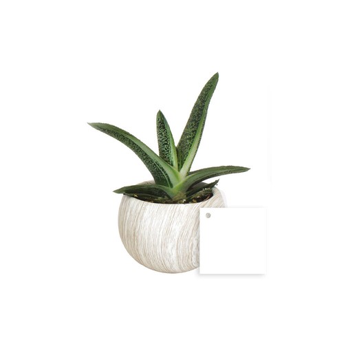 Plante pot céramique aimanté effet bois