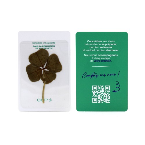 Carte Trèfle 4 feuilles - 2