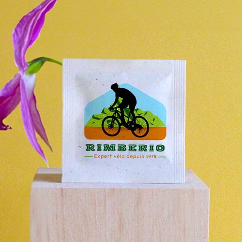 Sachet graines papier végétal 55x55 mm - 2