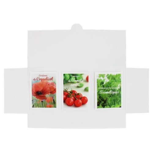 Coffret 3 sachets graines