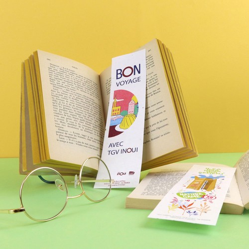 Marque-page papier graines 200g recto