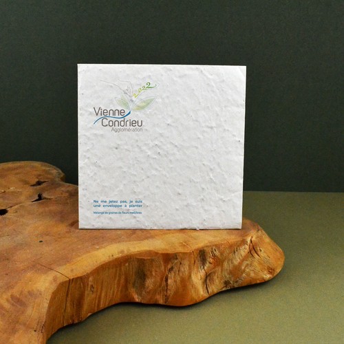 Enveloppe papier graines 150x150mm