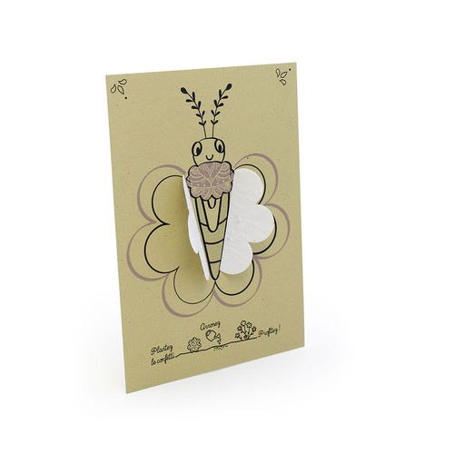 Papillon papier graines