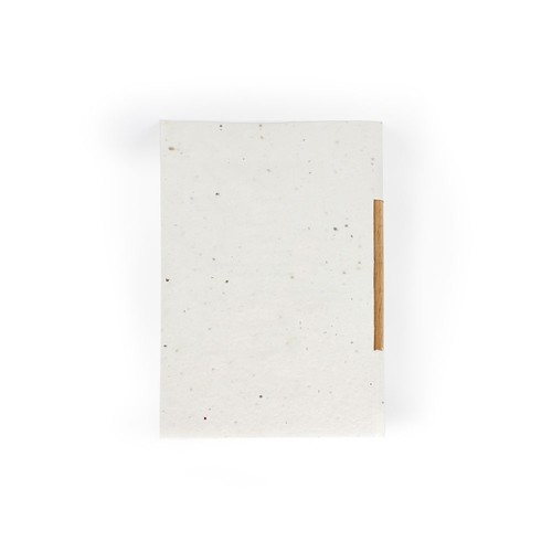 Carte voeux papier graines et crayon bois