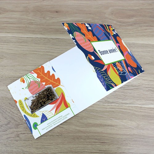 Carte visio-graines allongée - 3