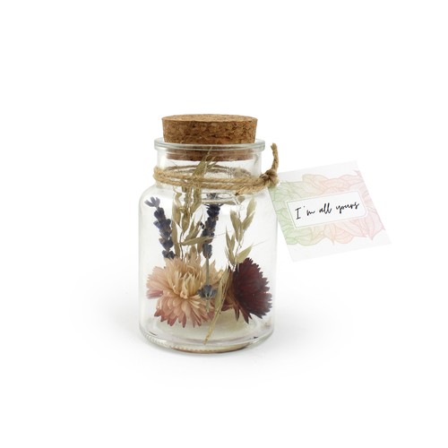 Flacon fleurs séchées - 2