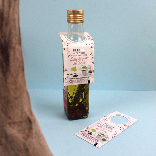 Sachet graines bouteille Ø45 mm