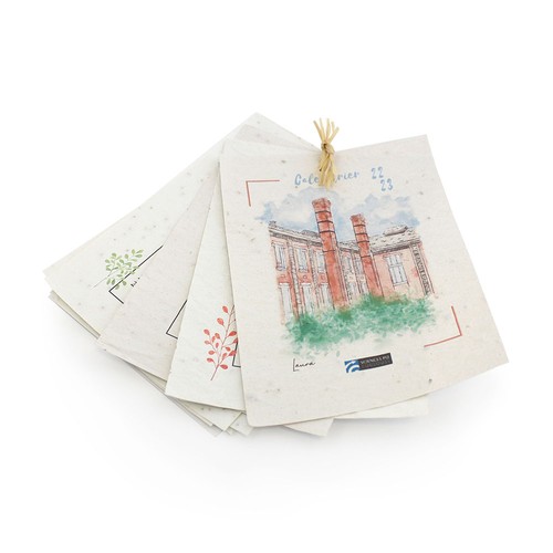 Calendrier papier graines A6 - 2