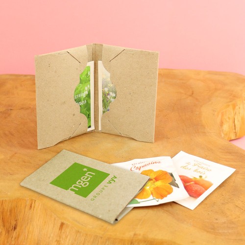 Porte carte carton recyclé