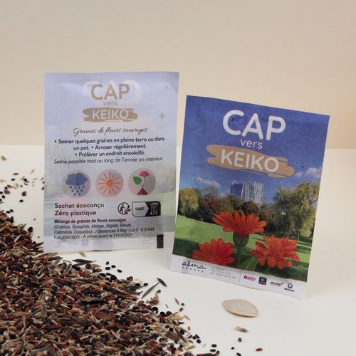 Sachet graines écoconçu 60x80 mm - 2