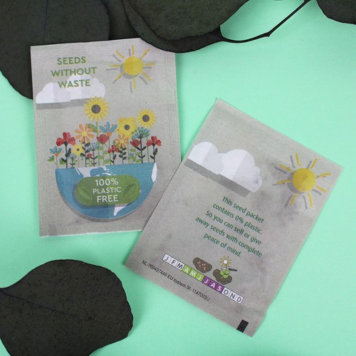 Sachet graines écoconçu 60x80 mm - 2