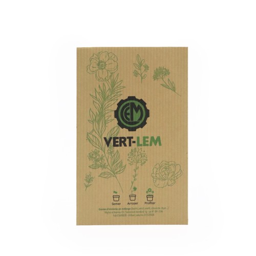Grand sachet kraft graines