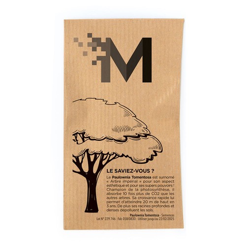 Sachet kraft graines exotiques