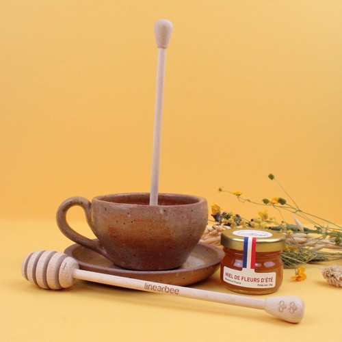 Cuillère bois miel - 1