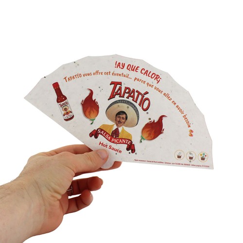 Eventail papier graines - 2