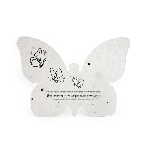 Papier graines A6 découpe spéciale - 4