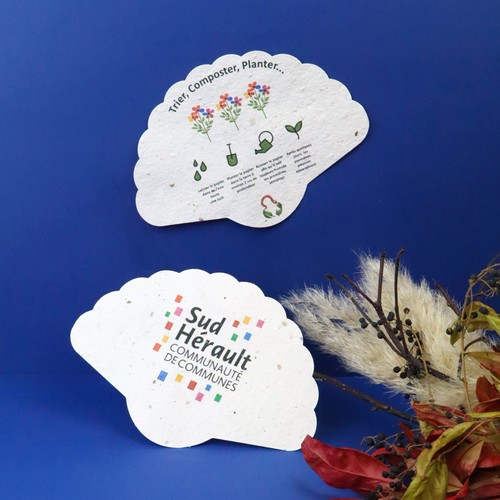 Eventail papier graines 250g recto