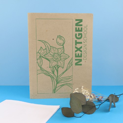 Pochette carton recyclée