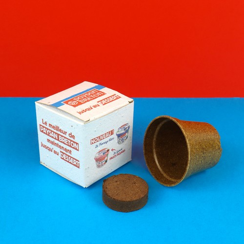 Kit de plantation pot paille de riz en boite ensemencée