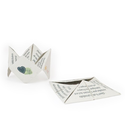 Cocotte en papier graines
