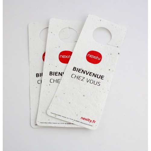 Accroche papier graines 250g recto