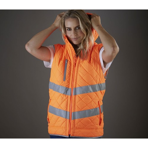 Bodywarmer matelassé haute visibilité