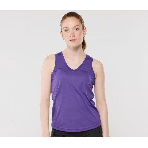 Débardeur respirant femme col en V