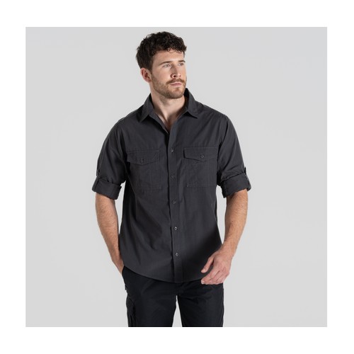 Chemise manches longues en polyester recyclé