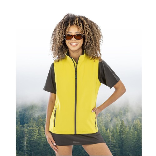 Bodywarmer Softshell imprimable femme