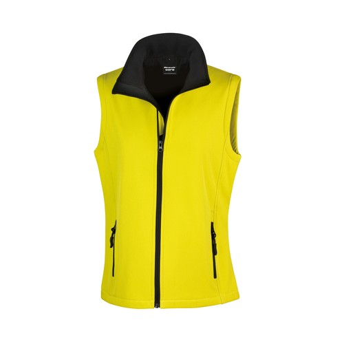 Bodywarmer Softshell imprimable femme