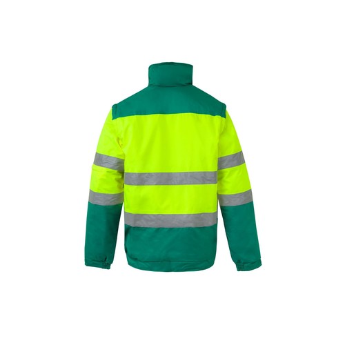 BLOUSON MATELASSÉ 2 EN 1 HAUTE VISIBILITÉ
