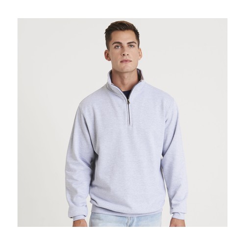 Sweat col zippé