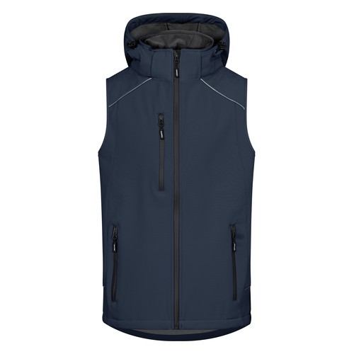 Bodywarmer en Softshell avec capuche thumbnail 4