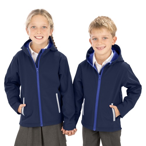Softshell capuche enfant